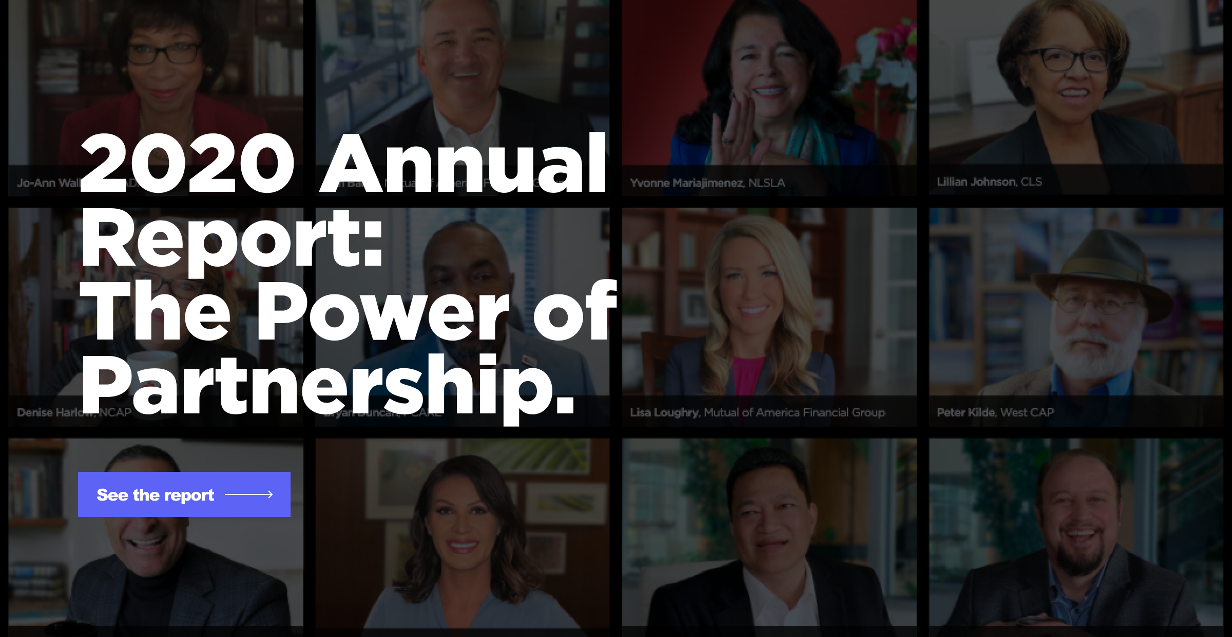2020 Annual Report: The Power of Partnership.