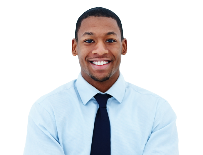 Man smiling