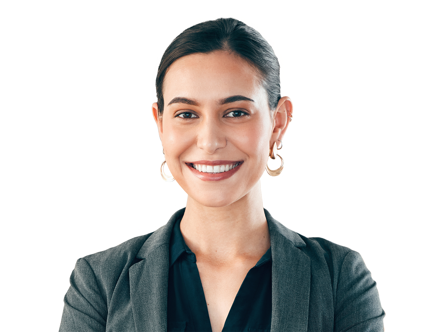 Professional woman wearing a blazer