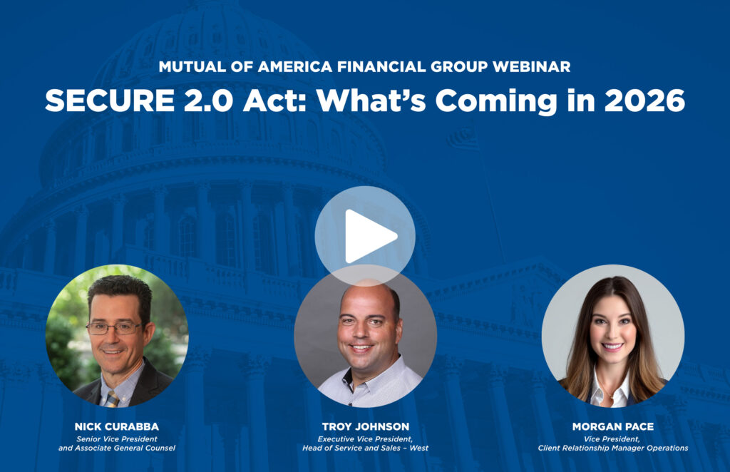 Secure 2.0 Act Webinar: What's Coming in 2026